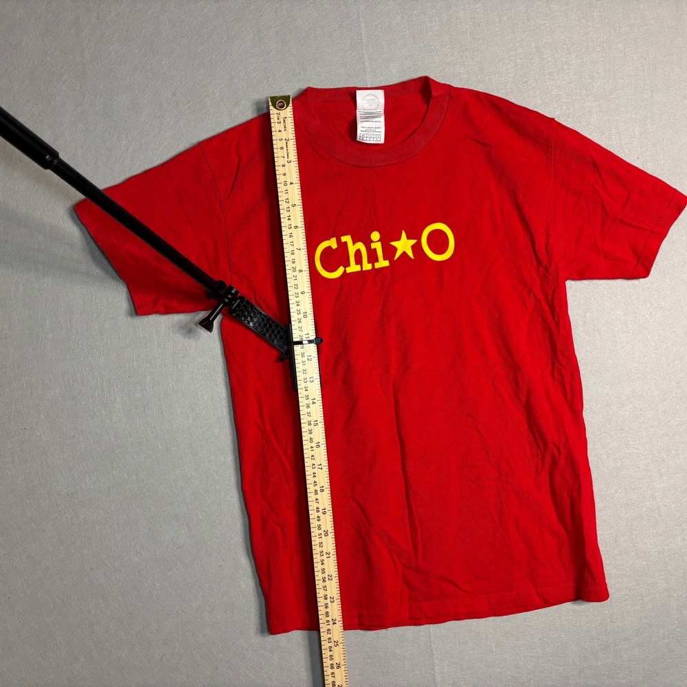 Delta Pro Weight Chi O Sorority Graphic T-Shirt Adult Small Red 2008 - Picture 4 of 16